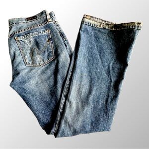 Citizens of Humanity‎ Ingrid #002 Low Waist Flare Y2K  Distressed Jeans 28